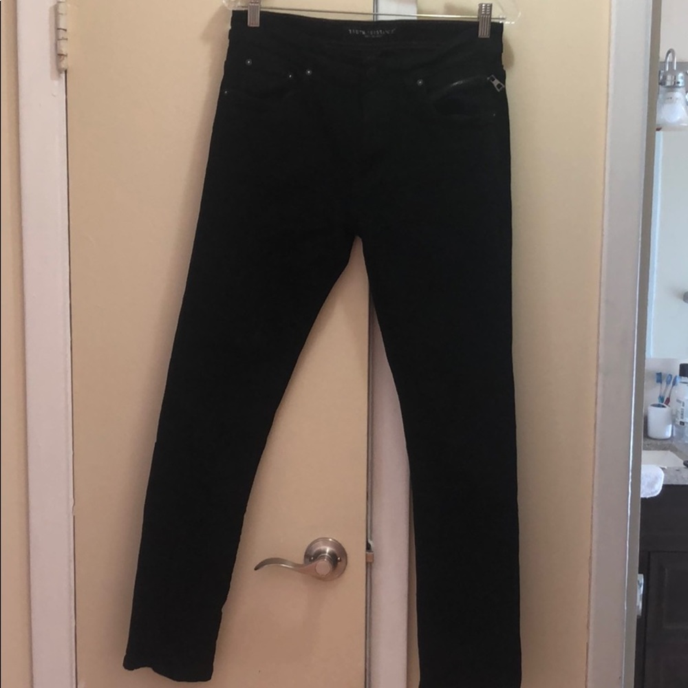 Mens Black Stretch Jean